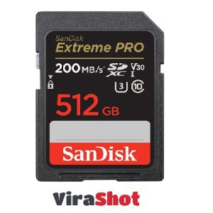 کارت حافظه سندیسک 512گیگ SD Extreme PRO