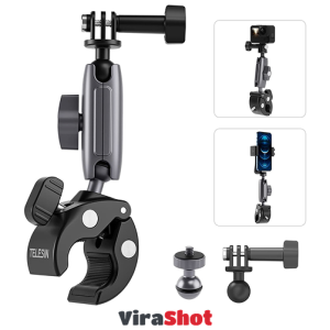 TELESIN Clamp Handlebar|مانت فرمونی موتور تلسین